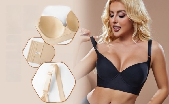 Plus Size Seamless Push Up Bra Womens Seamless Sports Bra Yoga Tank Bra